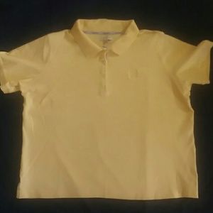 Light yellow women's polo size 1X